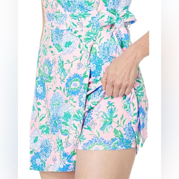 Lilly Pulitzer Sailynn Romper Dress Conch Shell Pink Rumor Has It Size Small - Picture 8 of 8